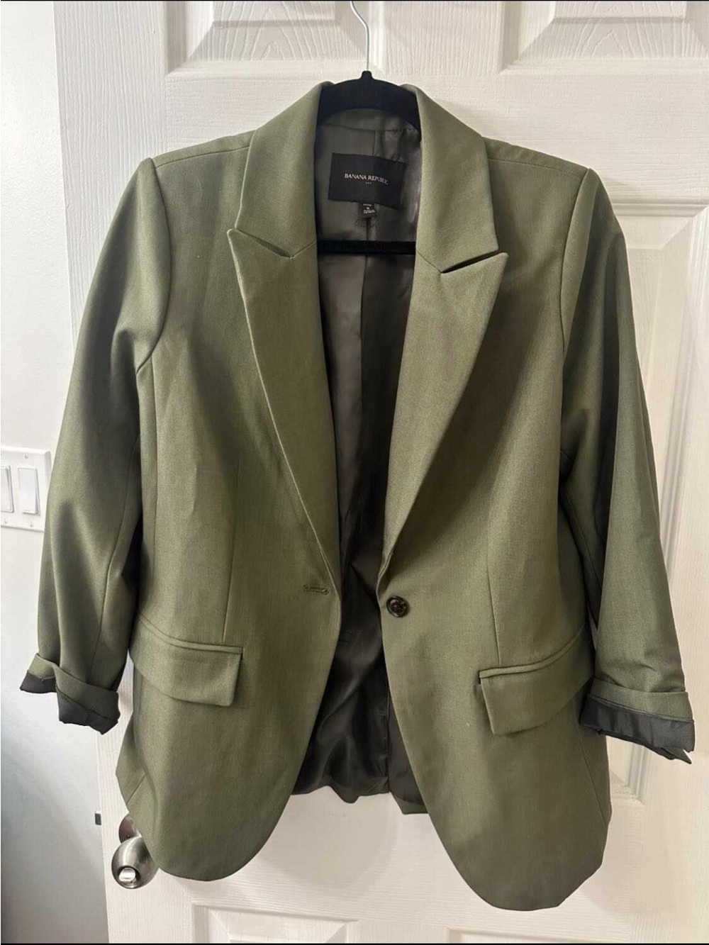 Banana Republic Green Blazer